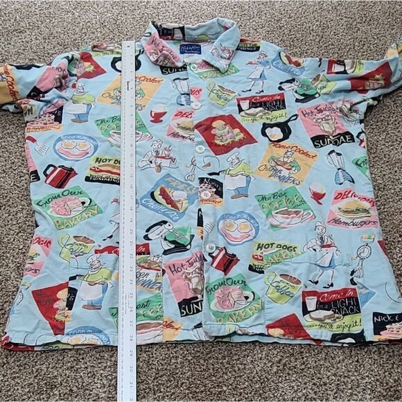 Nick & Nora 1950's Pajamas Vintage 1990's Size XL - Picture 7 of 16